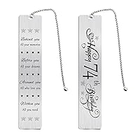 Happy 74th Birthday Gifts for Women Men, 74 Year Old Birthday Bookmark, Female 74 Yr Old Bday Card Gift Ideas, 1949 Birthday Book Mark for Woman Man, 74th Birthday Decorations, 74 th Bd Present