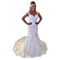 Off Shoulder Bridal Ball Gowns with Ruffles Train Lace up Corset Mermaid Wedding Dresses for Bride 2023 Plus Size