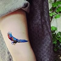 Temporary Tattoo Color Eagle Animal Tattoos Stickers Big Men Waterproof Body Arm Tattoos 5 Sheets