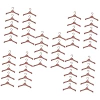ERINGOGO 250 Pcs Doll Hanger Baby Doll American Doll Clothes and Accessories Closet Hangers Doll Garment Rack Doll Cushioned Hangers Small Doll Cloth Hangers Dress Rack Plastic Miniature