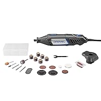 Dremel 4000-1/25 Variable Speed Rotary Tool Kit- Engraver, Polisher, and Sander- Perfect for Cutting, Detail Sanding, Engraving, Wood Carving, and Polising- 1 Attachment & 25 Accessories