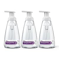 Ready to Use Foaming Hand Soap| Three Pack | Jumbo 15oz Bottles | Gentle, Moisturizing & Eco-Friendly | Real Essential Oils | Natural Lavender | 45 Total Fl Oz, Clear
