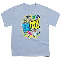 Teen Titans Go! Youth Kids Boys T Shirt & Stickers