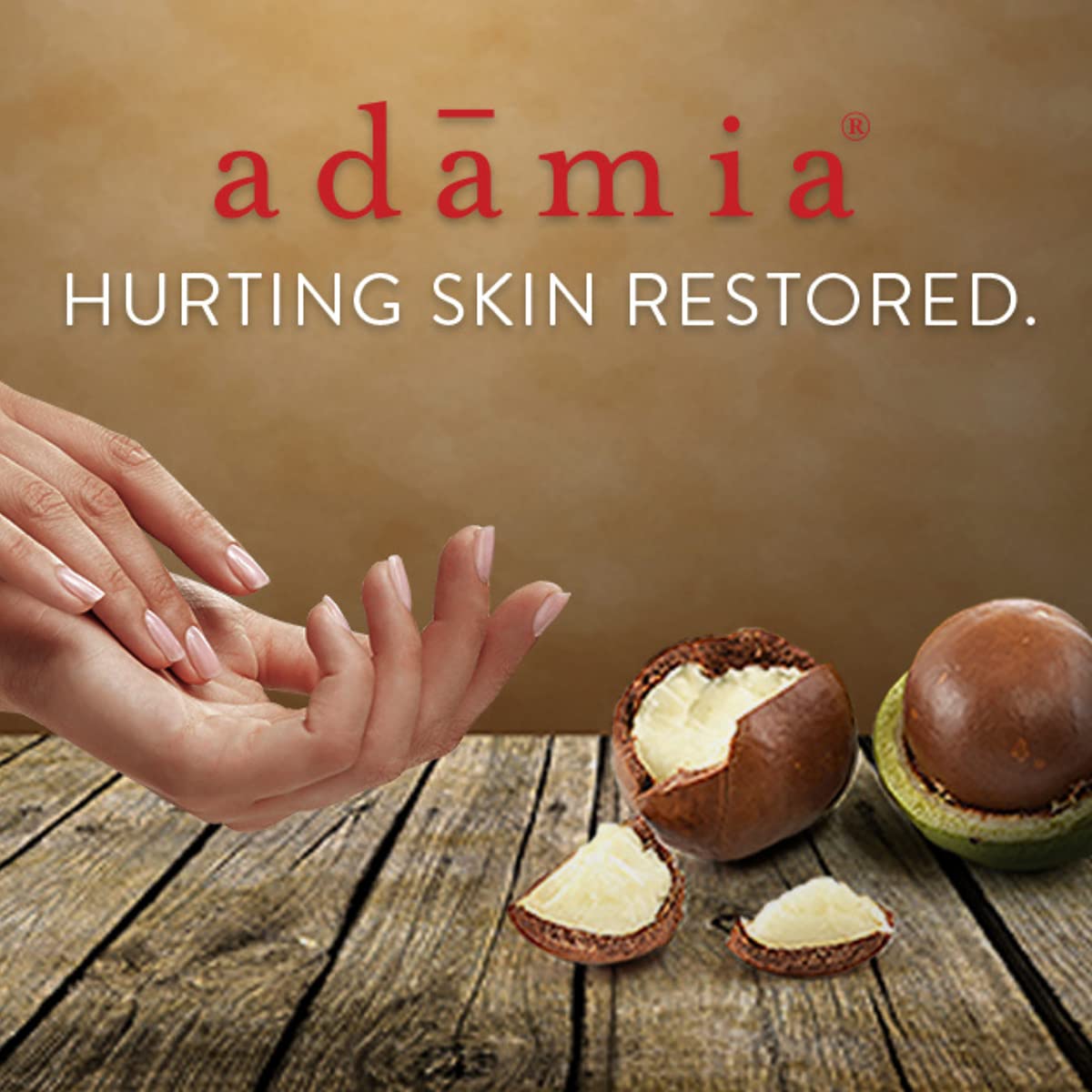 Adamia Therapeutic Repair Lotion with Macadamia Nut Oil and Promega-7, 16 Fl Oz Bottle- Fragrance Free, Paraben Free, Non GMO, White