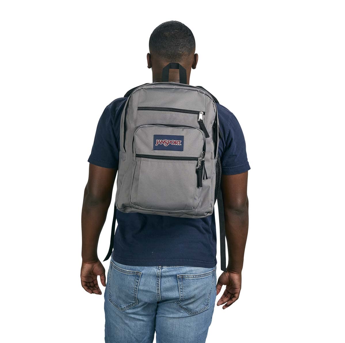 JanSport Laptop Backpack, Graphite Grey - Computer Bag with 2 Compartments, Ergonomic Shoulder Straps, 15” Laptop Sleeve, Haul Handle - Rucksack
