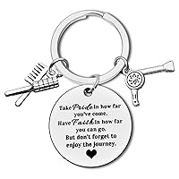 Hairdresser Gift Keychain Hair Stylist Graduation Gift Hairdresser Gift Cosmetology Graduation Gifts Inspirational Hair Stylist Gift Encouragement Gift Jewelry Hair Barber Gift Christmas Birthday Gift