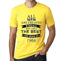 Men's Graphic T-Shirt All Men are Created Equal but Only The Best are Born in 1966 58th Birthday Anniversary 58