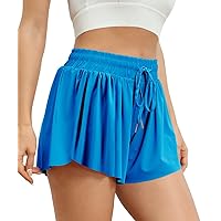 AUTOMET Womens 2 in 1 Running Shorts Casual Summer Athletic Shorts
