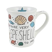 Enesco Our Name is Mud Very SPE-Shell to Me Coffee Mug, 16 Ounce, Multicolor