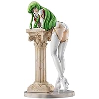 21.5cm CODE GEASS Anime Figure Lelouch of the Rebellion R2: C.C Girl Pvc  Action Figure Adult Collectible model doll Toys