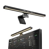 Monitor Light Bar, Computer Monitor Lamp, Memory Stepless Dimming Touch Control Screen Light Bar, 5 Color Temperatures, USB Powered LED Reading Desk Lamps for Home/Office/Game