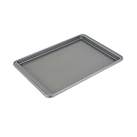 KitchenAid 13x18in Nonstick Aluminized Steel Baking Sheet, Contour Silver