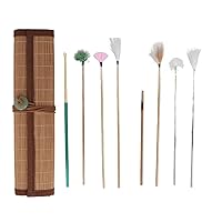 Ear Wax Removal Feather, 7pcs Goose Feather Stick Set Earwax Remover, Ear Digging Spoon Kit - Comprehensive Tool for Ear Wax Cleaning and Removal