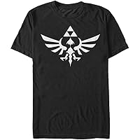 Nintendo Mens Triumphant Triforce T-Shirt, Black, 5X US