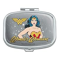 Wonder Woman Vintage Icon Rectangle Pill Case Trinket Gift Box