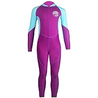 Youth Girls Boys One Piece Water Sports Sun Protection Rash Guard UPF 50+ Long Sleeves Full Suit Swimsuit Wetsuit