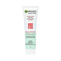 SkinActive Green Labs Hyalu-Melon Smoothing Milky Washable Cleanser with Hyaluronic Acid + Watermelon for Dehydrated Skin, Fine Lines, (Packaging May Vary), 4.4 FL Oz