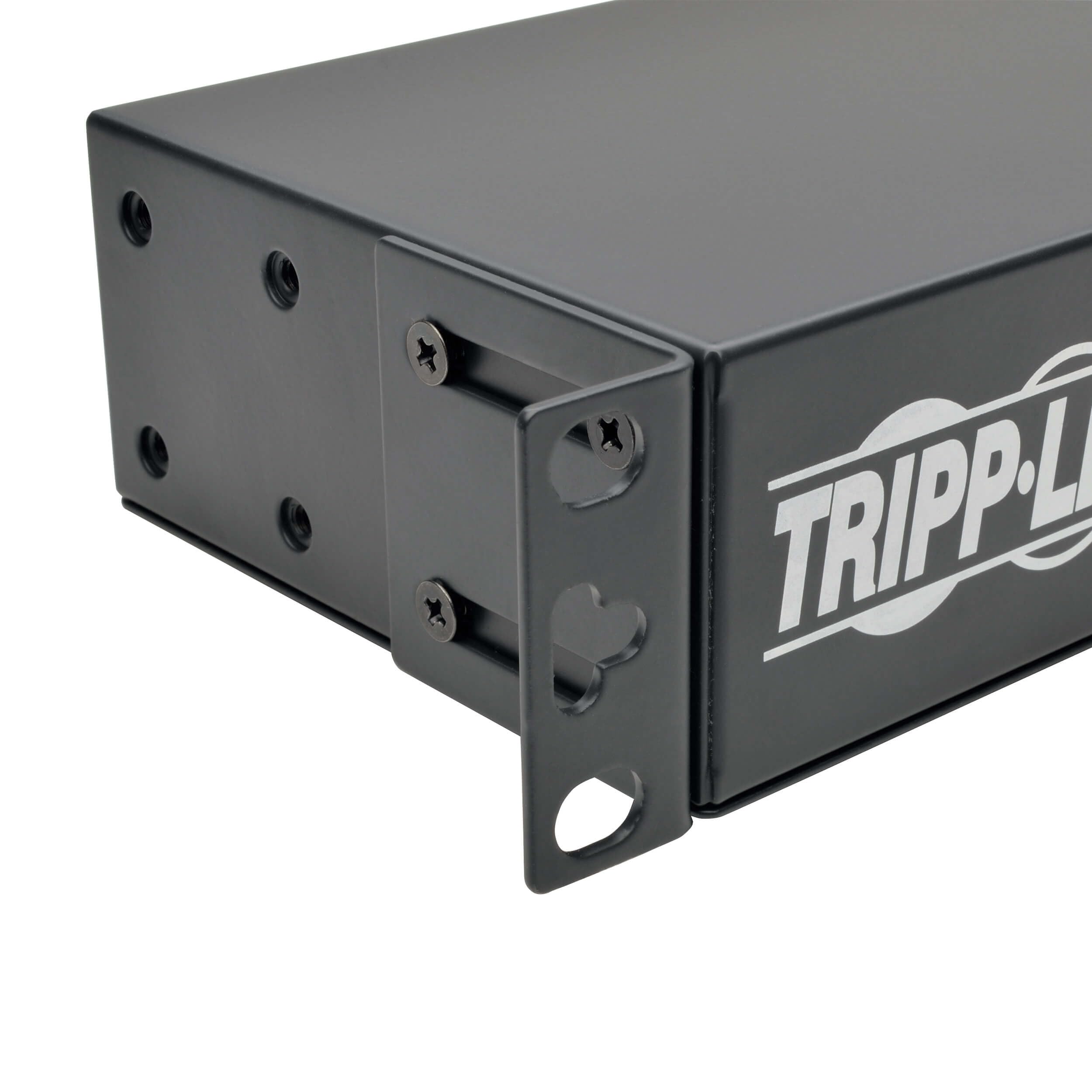 Tripp Lite Metered PDU, 15A, Isobar Surge Suppression, 3840J, 14 Outlets (5-15R), 120V, 5-15P, 15 ft. Cord, 1U Rack-Mount Power (PDUMH15-ISO)