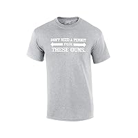 Don't Need A Permit for These s Weightlifting Gym Muscle Jacked Funny Short Sleeve T-shirt-Sportsgray-4Xl