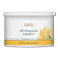 All Purpose Honee Hair Removal Wax with Beeswax Formula, 8 oz