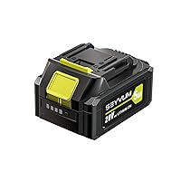 20V MAX Battery, 5.0Ah Lithium Ion Battery, Extended Runtime, Compatible with Cordless Tools, Outdoor Equipment, and 20V/40V Leaf Blower (LB-8190 & LB-8192)