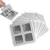 Disposable Drain Covers, 2024 Upgraded Disposable Hair Drain Stickers, Disposable Shower Drain Hair Catcher Mesh Stickers, Hair Catchers for Bathroom, Kitchen, Laundry (10 PCs, 4inch)