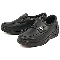 MR.RAKUCHIN Men's Lightweight Business Shoes, Air Soles, Wide 3E, Men's Shoes