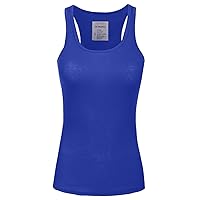NE PEOPLE Women’s Tank Top – Sleeveless Racerback Basic Stretch Comfy Slim Fitted Ribbed Knit Tops T Shirt S-3XL