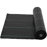 6ftX300ft Weed Barrier Fabric, Black
