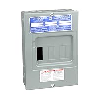 Square D by Schneider Electric HOM612L100SCP Homeline 100 Amp 6-Space 12-Circuit Indoor Surface, No Size, No Color