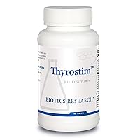 BIOTICS Research Thyrostim™ –Endocrine Support, Balance Thyroid Hormones, T3, T4. Support Thyroid Gland, Boost Metabolism, Aid in Digestion. Support Nervous System 90 Tablets