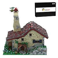 Newcomer Medieval Building Blocks, MOC-129936 Medieval Game House Model Set Toy for Adults and Kids, 1678 PCS