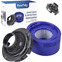 Motor Rear Cover & HEPA Filter Replacement Compatible with Dyson V8 V7 Motorhead Car+Boat Trigger Cord-Free Animal Cordless Stick Vacuum Cleaners, Upgrade Your Vacuums, Part t030811