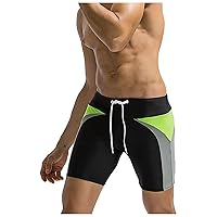 Mens Trunks Mens Boardshorts Boxer Pants Quick Dry Swimwear Adult Square Leg Beach Shorts Mens Bathing Suit