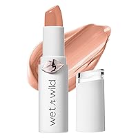 wet n wild Mega Last High-Shine Lipstick Lip Color, Infused with Seed Oils For a Nourishing High-Shine,Buildable & Blendable Creamy Color,Cruelty-Free & Vegan - Peach Please