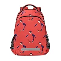 Elementary School Backpack Penguin Kid Bookbags for Boys Girl Ages 5 to 12