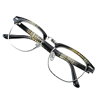 VisionGlobal Blue Light Blocking Glasses for Women, Anti Eyestrain, Stylish Oval Frame, Anti Glare