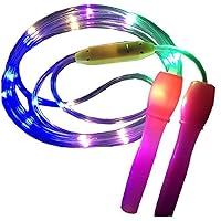Led Kids Skipping Ropes Kids Night Exercise Fitness Training Sports Supplies Color Random