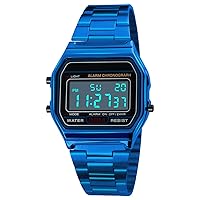Nicoone Luxury Business Wrist Watch 30M Waterproof Stainless Steel Sports Watch Digital Clock Wrist Watch