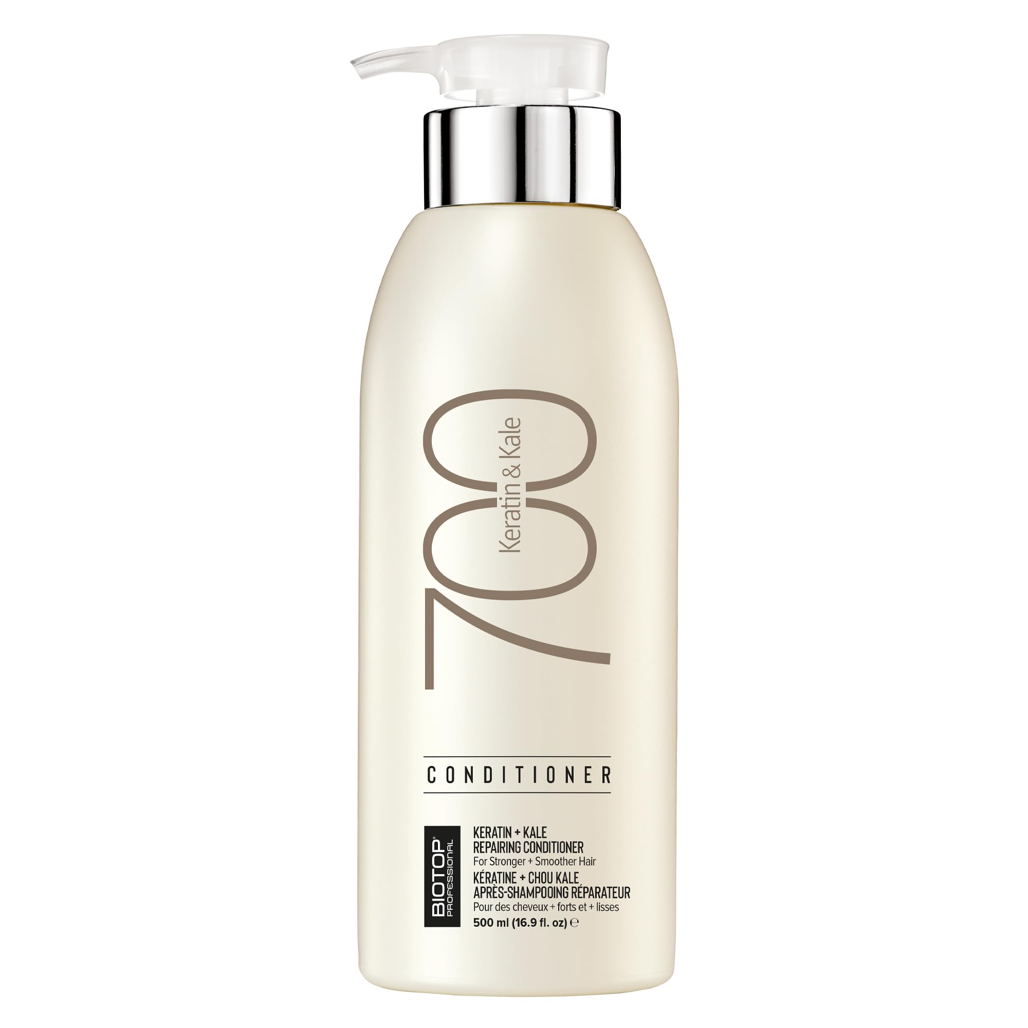 Biotop Professional 700 Keratin + Kale Hair Conditioner - Made With Vitamin E to Soften & Strengthen Strands - Nourishing + Moisturizing Conditioner for Damaged Hair - 16.9 oz