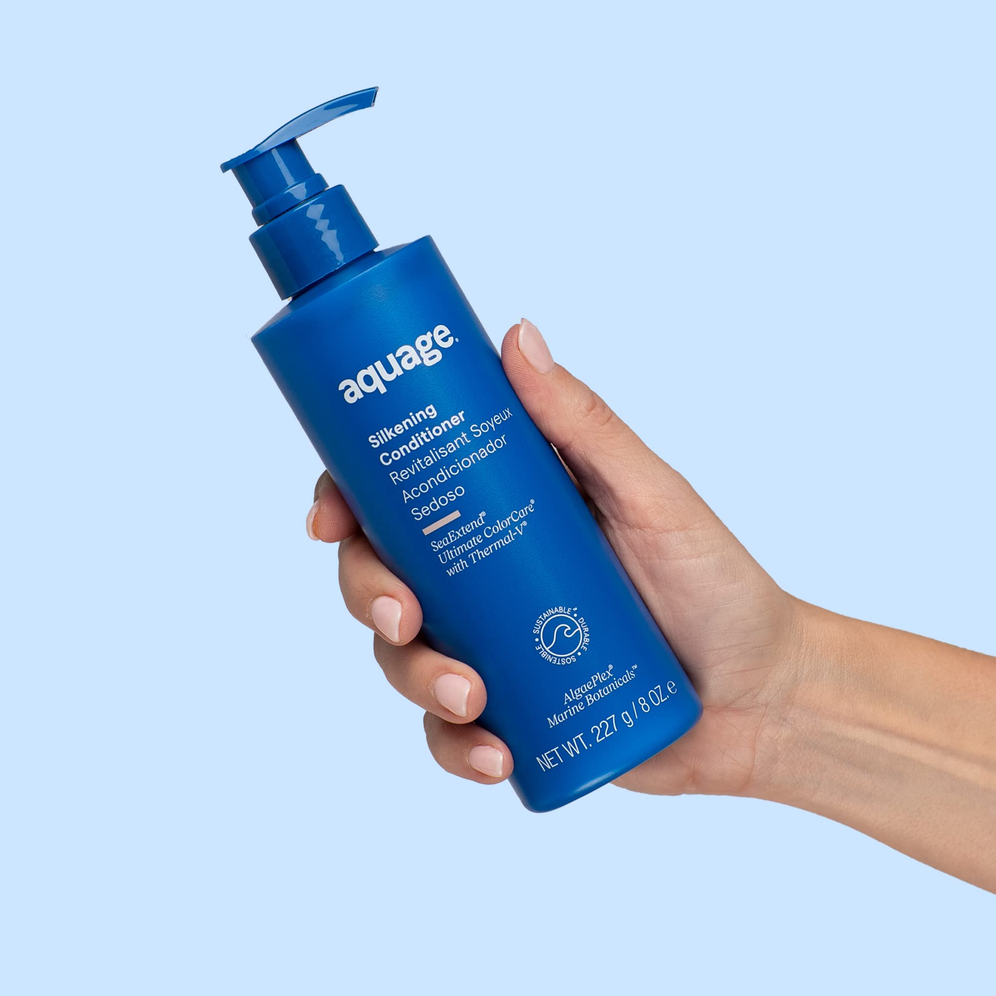 SeaExtend Silkening Conditioner - Improves Manageability and Prepares Hair for Sleek, Smooth Styling with Frizz-Free Results, 8 oz
