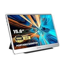 Portable Monitor [2023 Latest] FHD 15.6'' Portable Screen for Laptop 400Nits Brightness Travel Monitor, 76% sRGB 1080P Laptop Monitor Extender, Mac Xbox PS5 Computer Display with HDMI Cable