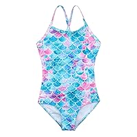 Girls One Pieces Swimsuit Cute Swimwear Bathing Suits 2-12 Years