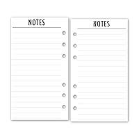 Pocket Password Keepers Planner Insert Refill, 3.2 x 4.7 inches,  Pre-Punched for 6-Rings to Fit Filofax, LV PM, Kikki K, Moterm and Other  Binders, 30