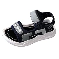 Girls Sandals with Pearls Flowers Leather Shoes Sandals for Little Girls Baby Anti-Slip Cosplay Dance Wedge Sandals for Girls for Boys Girls