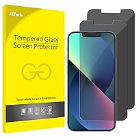 JETech Privacy Screen Protector for iPhone 13/13 Pro 6.1-Inch, Anti Spy Tempered Glass Film, 2-Pack