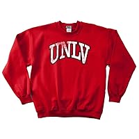 NCAA UNLV Rebels 50/50 Blended 8-Ounce Vintage Arch Crewneck Sweatshirt