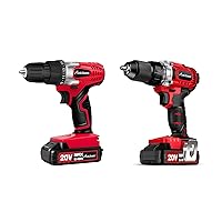 AVID POWER 20V MAX Lithium Ion Cordless Drill Bundle with 20V Brushless Drill Driver Kit
