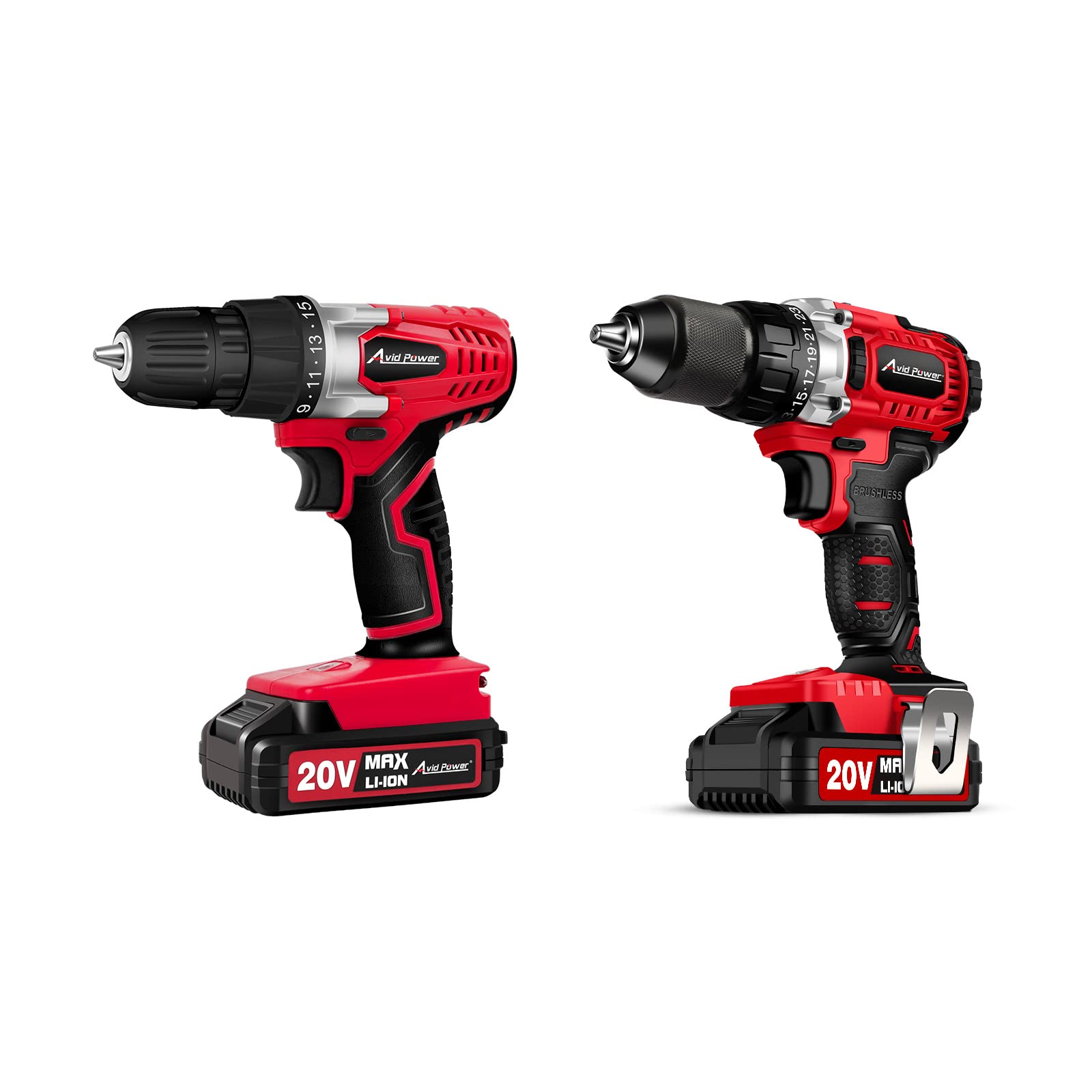 20V MAX Lithium Ion Cordless Drill Bundle with 20V Brushless Drill Driver Kit