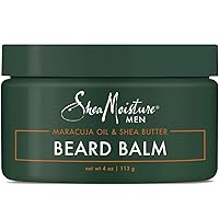 Shea Moisture Mens Beard Balm, All Natural ingredients, Made With Maracuja Infused Shea Butter, Shape-Smooth & Define, 4 Ounce (M-BB-2949)